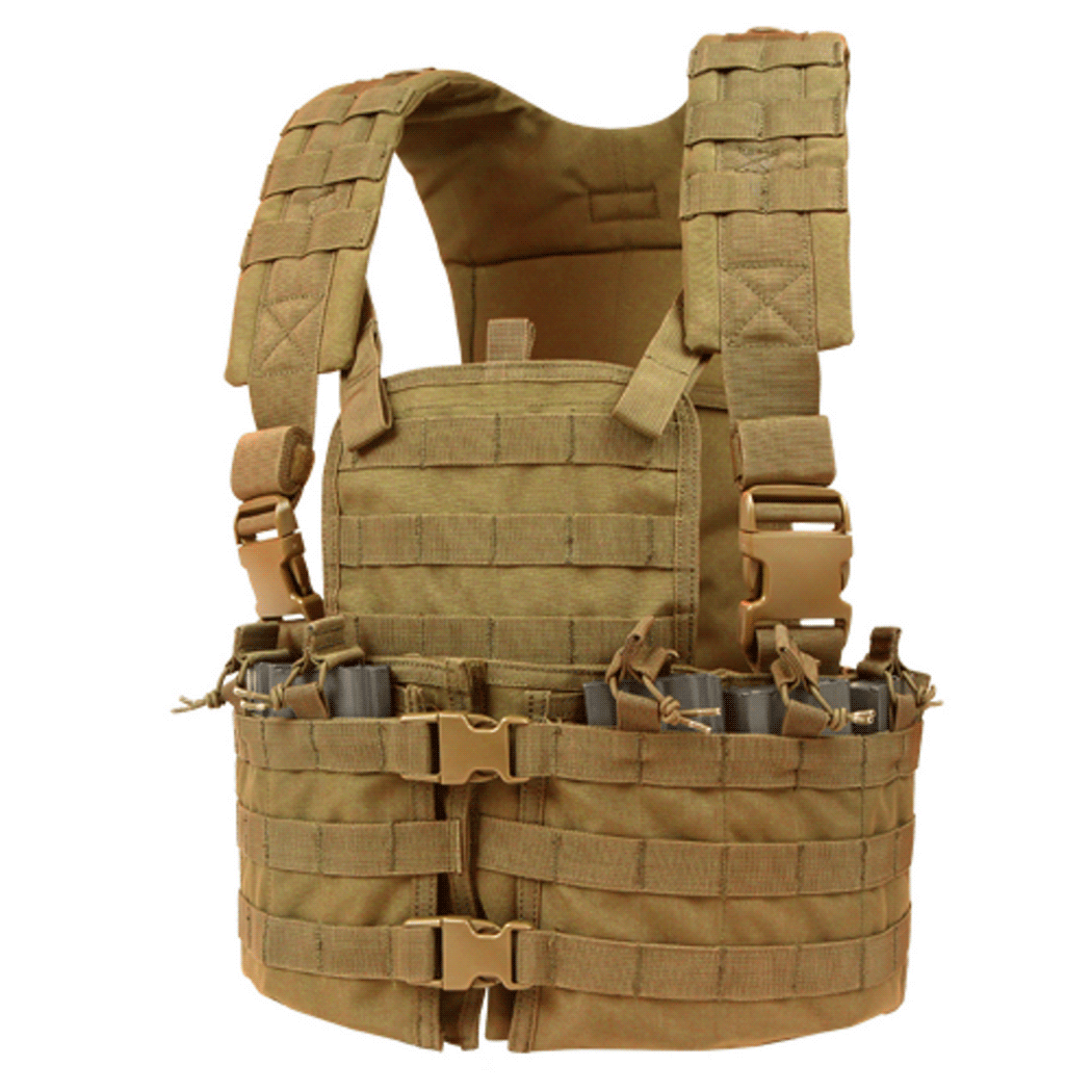 Condor Modular Chest Rig/Hydration Carrier, Coyote