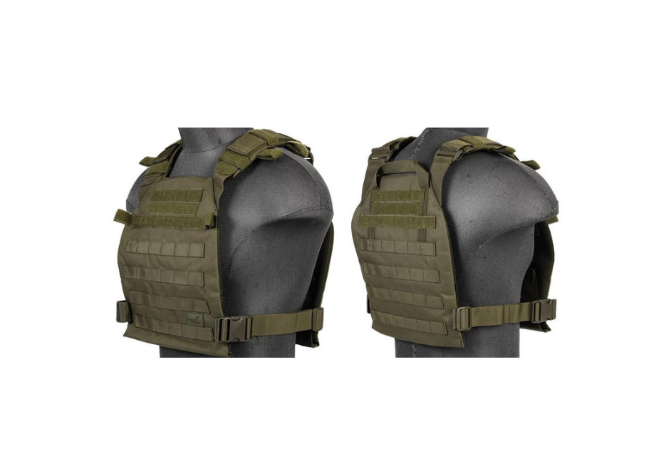 Lancer Tactical Lightweight Plate Carrier, OD Green