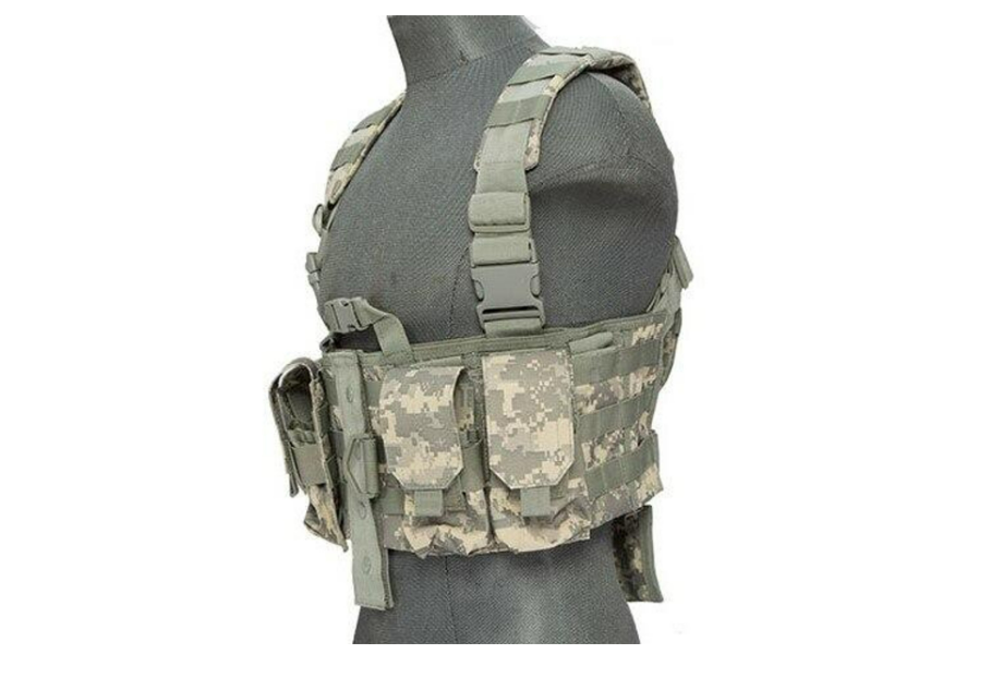 Lancer Tactical Nylon M4 Chest Harness, ACU