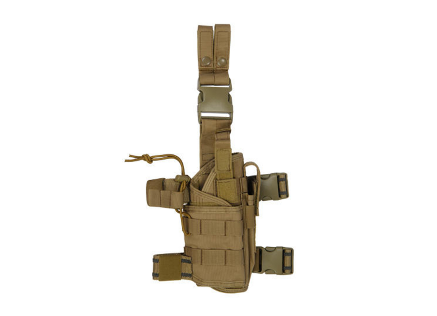 Lancer Tactical Nylon Tornado Drop Leg Holster, Tan