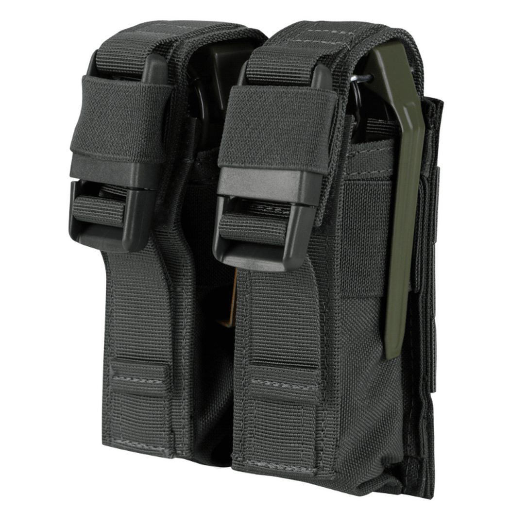 Condor Outdoor Double Flashbang Pouch, Black