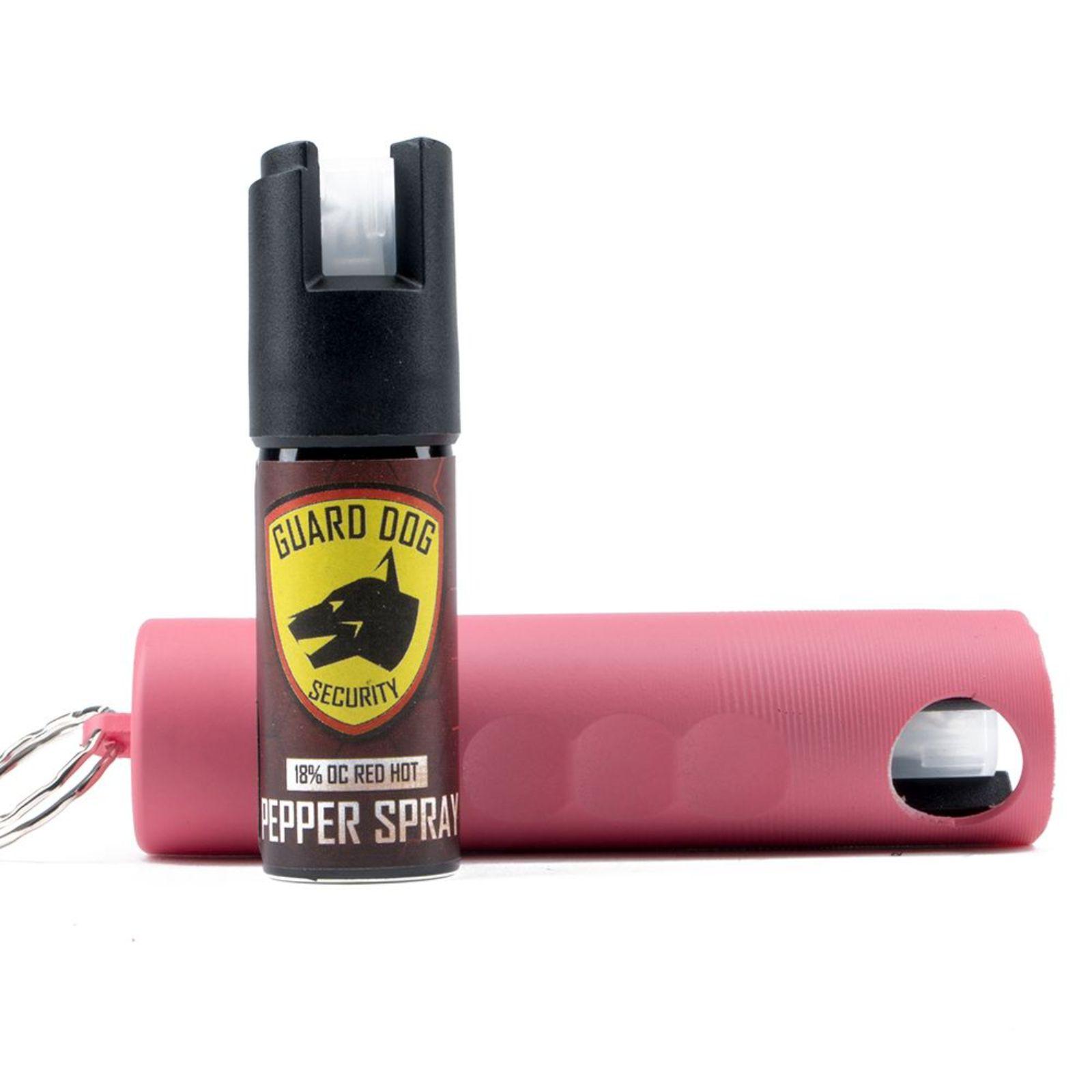 Guard Dog  Harm and Hammer Glass Breaker w Pepper Spray Pink