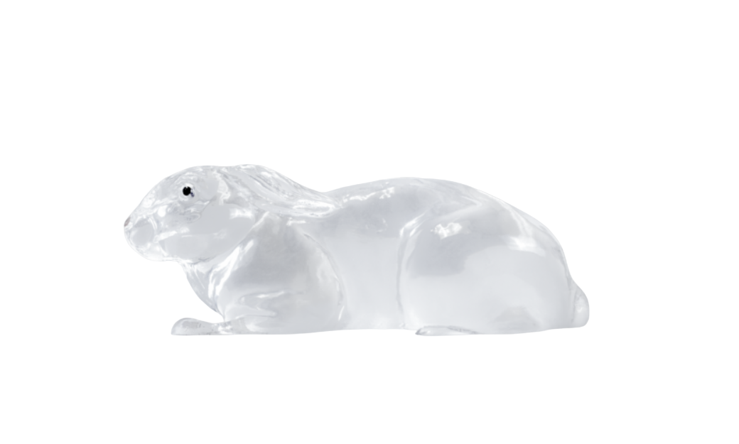 Clear Ballistic Gel Rabbit 3-D Target