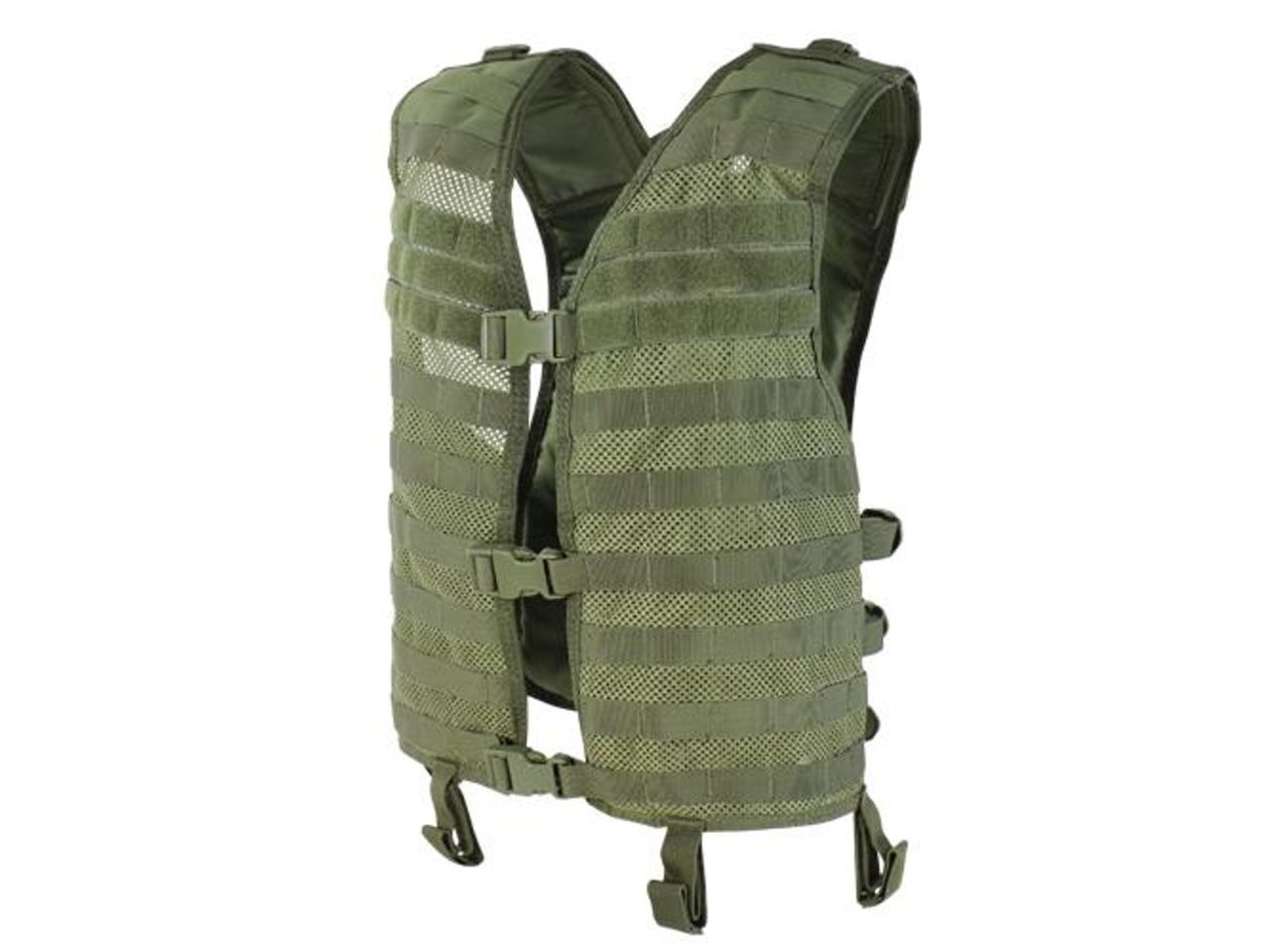 Condor MOLLE Mesh Hydration Tactical Vest, OD Green