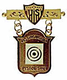 Distinguished Air Pistol Shot badge