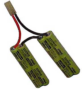 Nunchuck battery