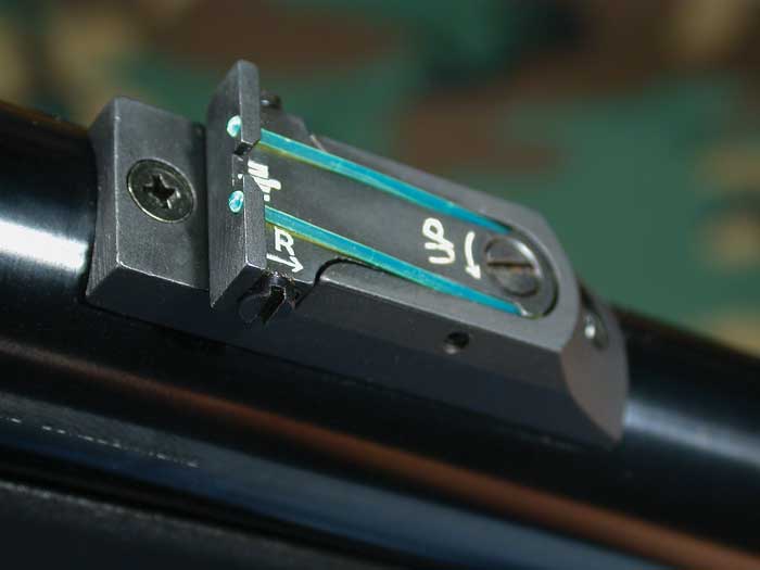 RWS Diana 5G P5 Magnum pistol rear sight