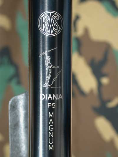 RWS Diana 5G P5 Magnum pistol markings