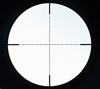 Mil dot reticle