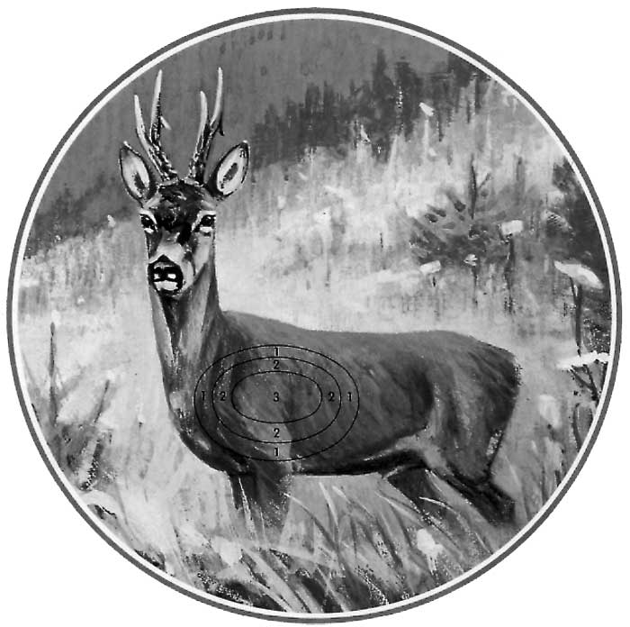 Zimmerstutzen deer target