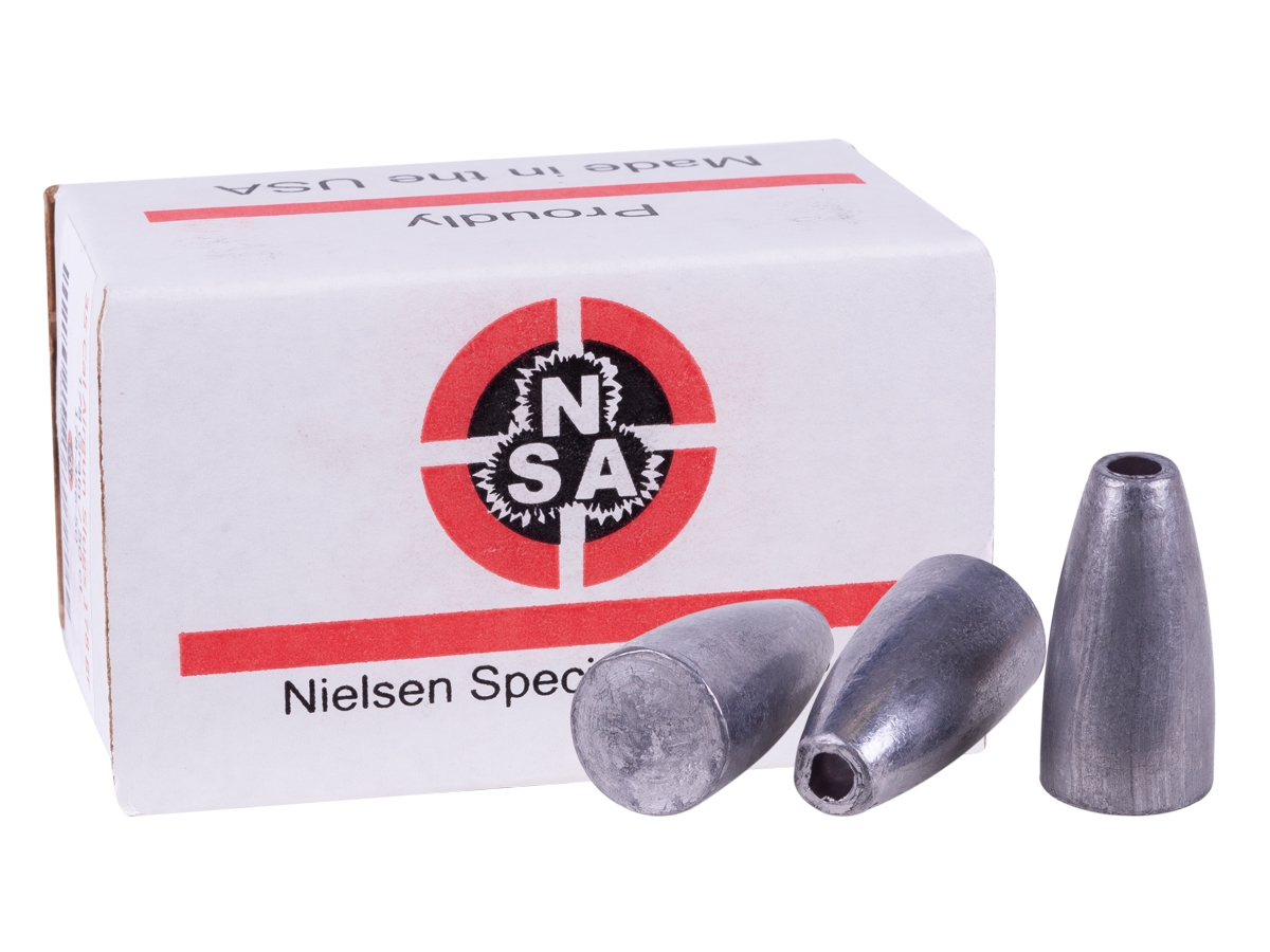 NSA | .357 Cal | 142.0 grain | 100ct, Flat Base