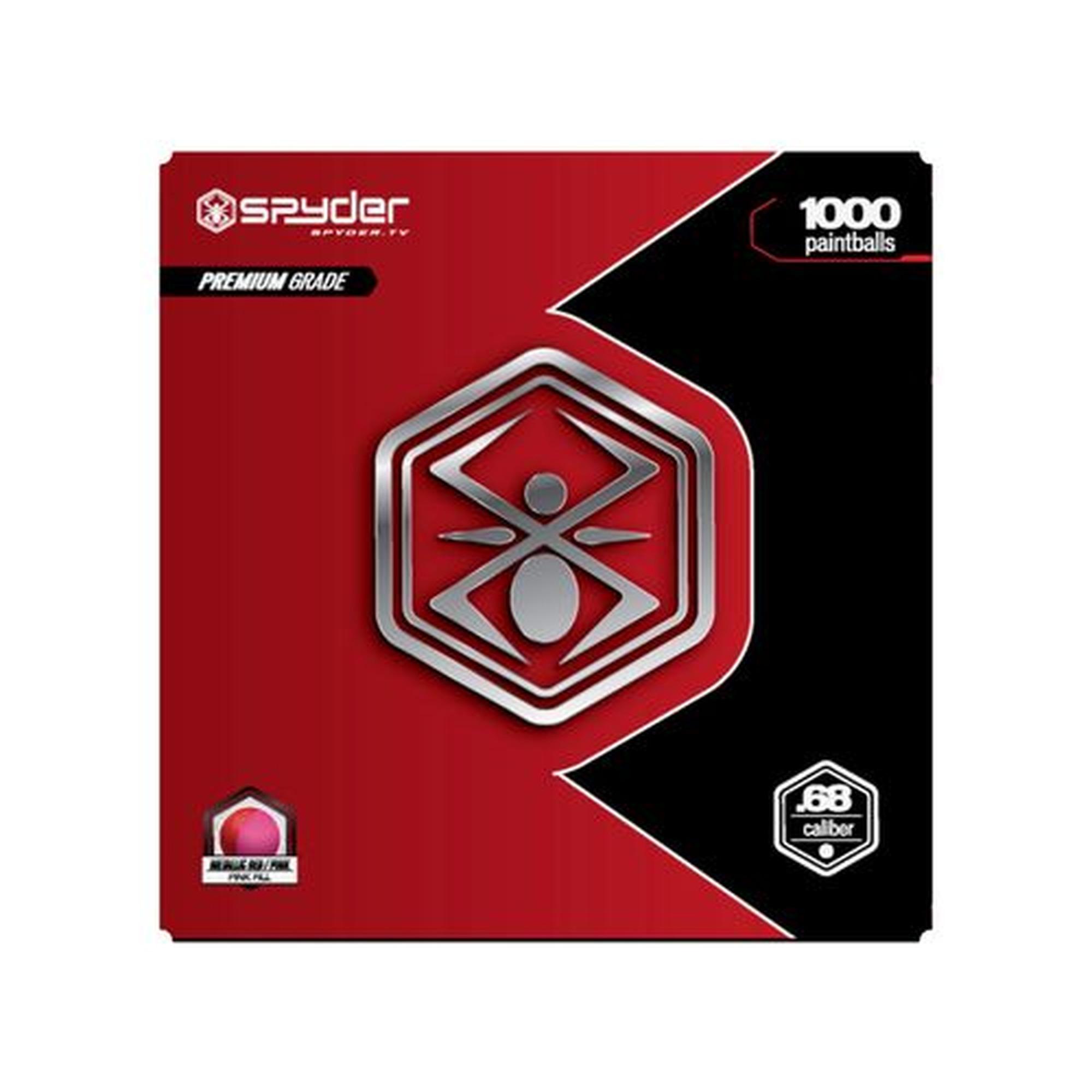 Spyder 1000ct Paintballs, Pink Fill