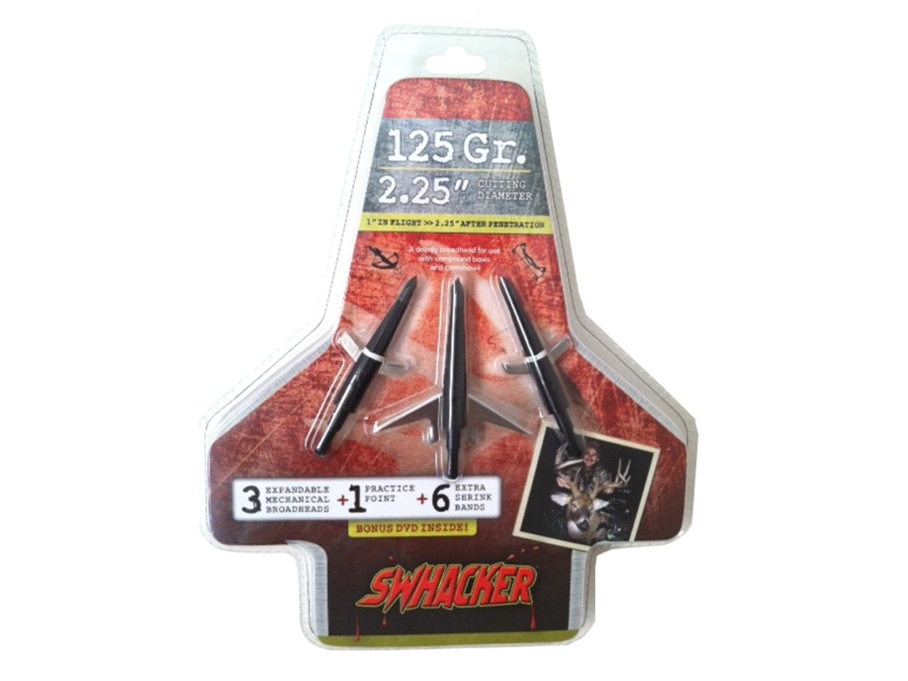 Swhacker 2 Blade Broadheads 125 gr. 2.25in. 3 pk., 3 count