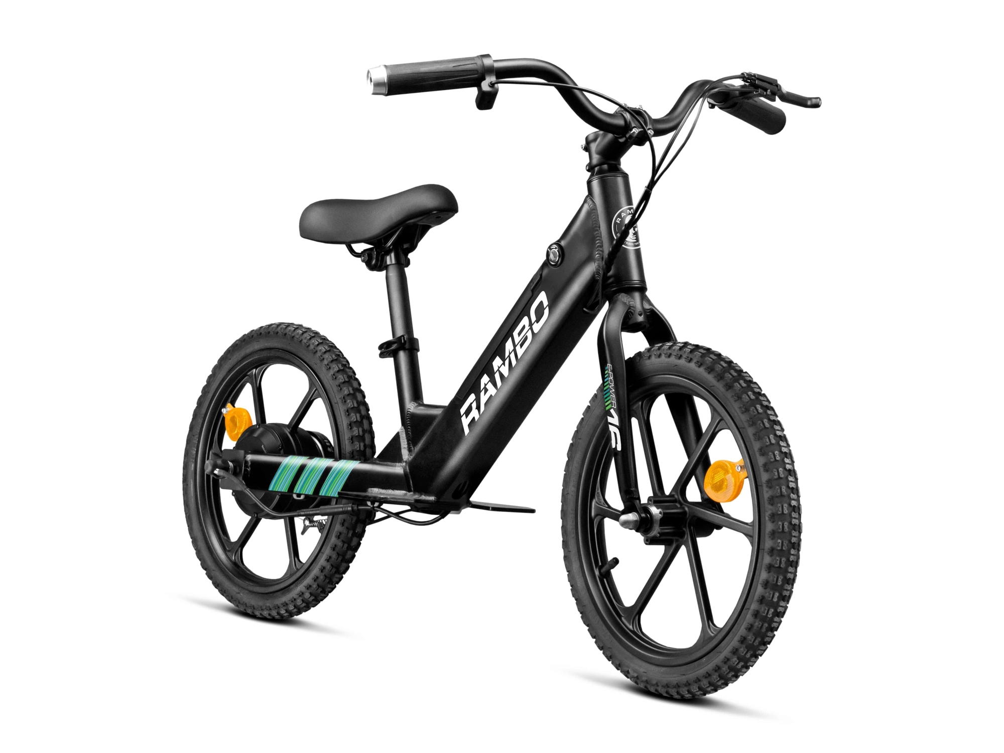 Rambo The Lil' Whip 250W 16" Kid's Bike - Matte Black