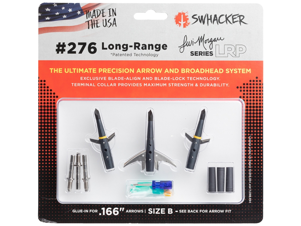 Swhacker LRP Broadhead Kit 2 blade .166 in. Size B 3 pk., 3 count
