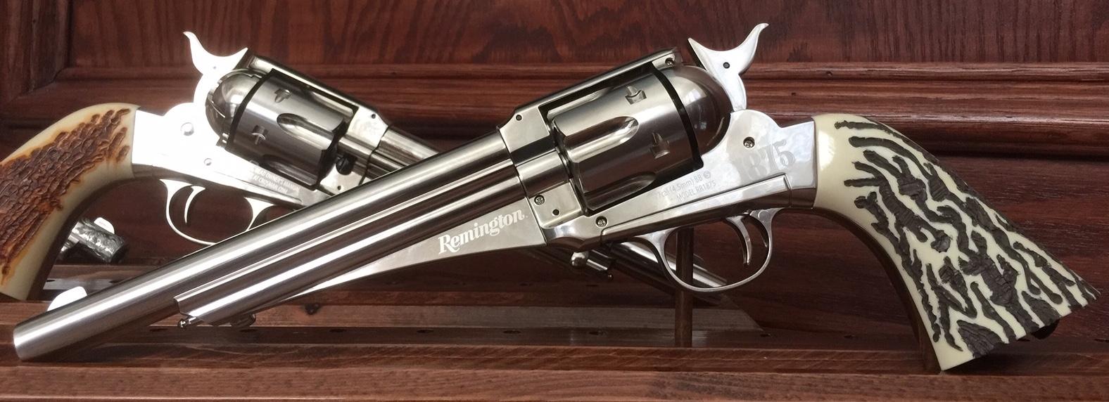 Remington 1875 | CO2 Dual Ammo Replica Revolver | Pyramyd AIR Remington 1875 | CO2 Dual Ammo Replica Revolver | Pyramyd AIR