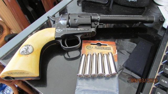 Colt SAA CO2 Pellet Revolver Cartridges, 6ct | Pyramyd AIR