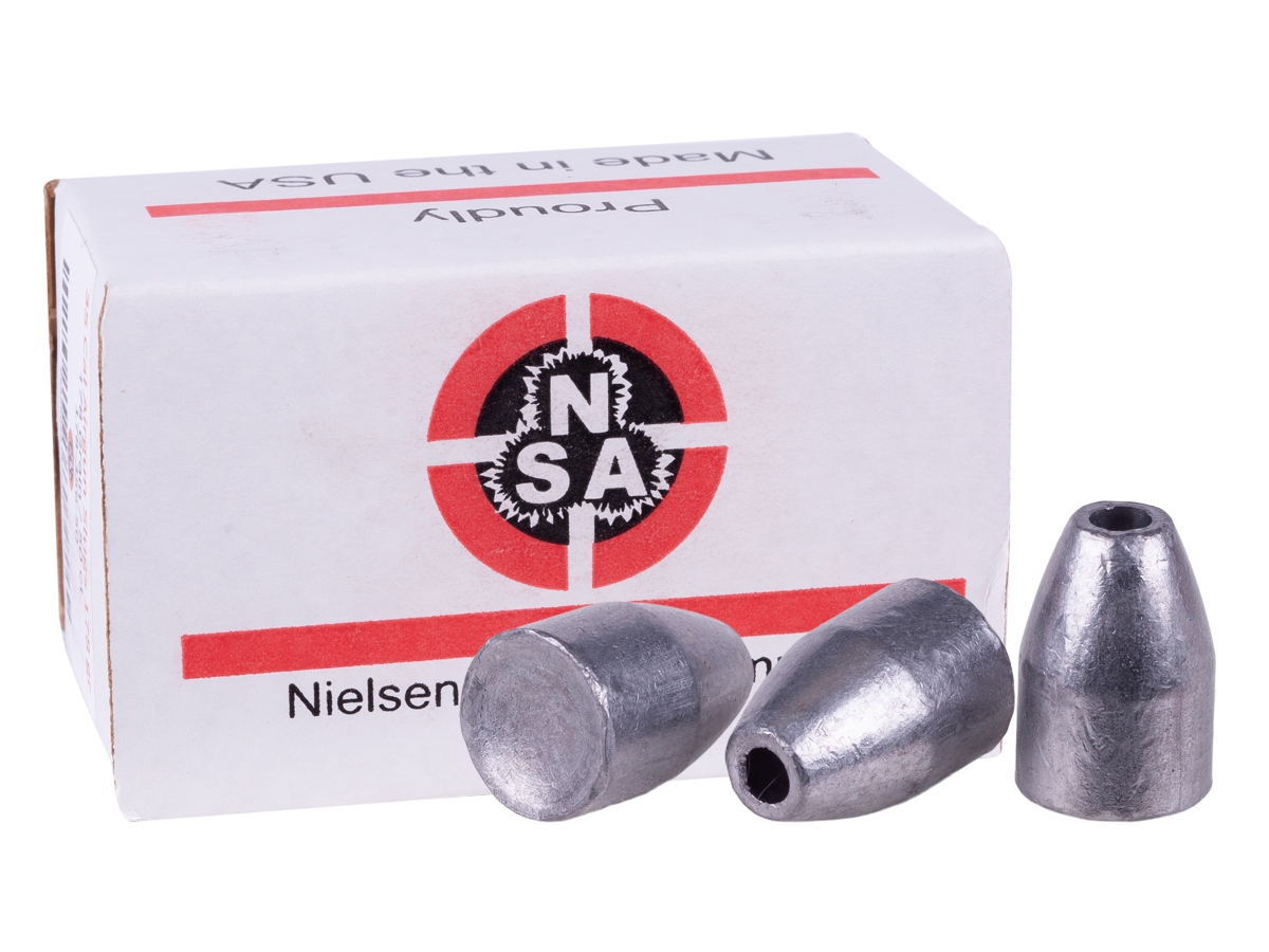 NSA | .358 Cal | 110.0 grain | 100ct, Dish Base