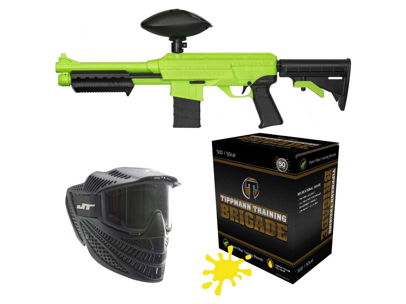 JT Splatmaster Z18 Ready To Play Paintball PAK 0.50