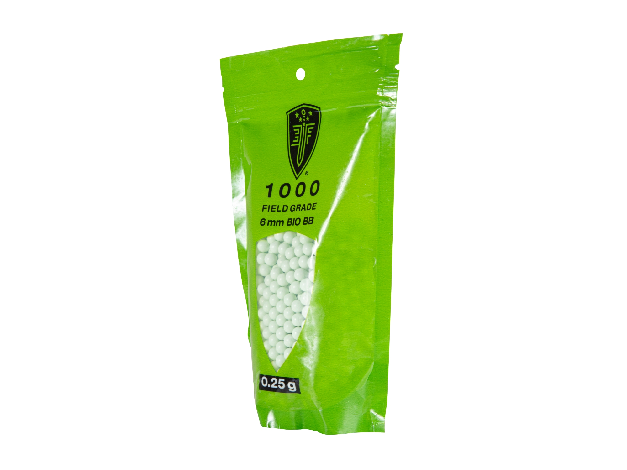Elite Force EF BIO FIELD BB'S .25G-WHITE-1000 CT, 6mm