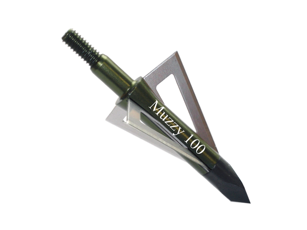 Muzzy Screw-In Broadheads 3 Blade 100 Gr. 6 Pk., 6 Count