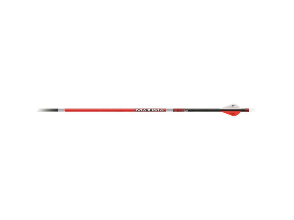 Carbon Express Maxima Red SD Arrows 250 (.400 Spine) 2 In. Vanes, 6 Count