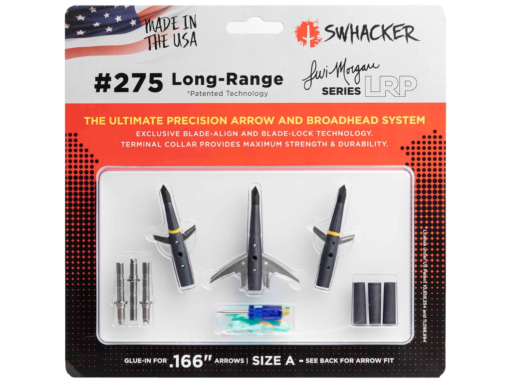 Swhacker LRP Broadhead Kit 2 Blade .166 In. Size A 3 Pk., 3 Count