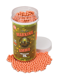 Game Face Verdict 6mm Biodegradable Marking Airsoft BBs, 0.20g, 2200 rds, Orange