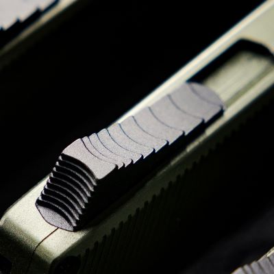 Contoured Push Button