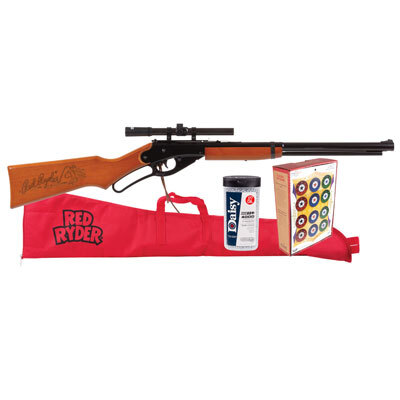 Daisy Red Ryder kit with scope bbs targets and carry case