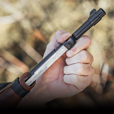 Crosman M1 has an internal 25 round mag and 300 BB reservoir