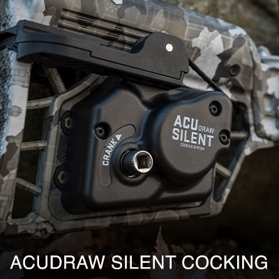 Titan 400 has the Acudraw silent cocking sytem