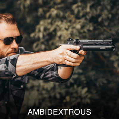 RP has ambidextrous grip