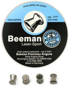 Beeman Laser Sport .177 Cal, 4.5mm, 8.09 Grains, Wadcutter, 200ct