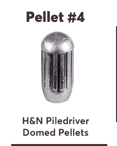 H&N Piledriver Pellets, .177 Cal, 4.46mm Dia., 21 Grains, Domed, 250ct