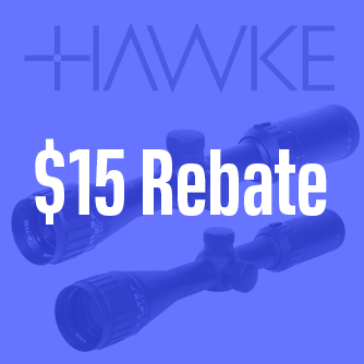 $15 Rebate on Hawke Scopes