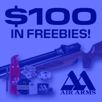 Up to $100 in Freebies on Select Air Arms