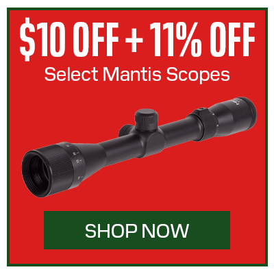 $10 Off + 11% Off Select Mantis Scopes