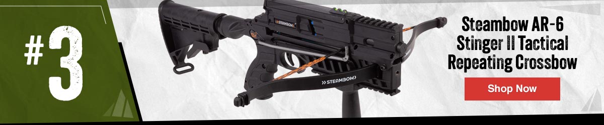 Steambow AR-6 Stinger II Tactical Repeating Crossbow