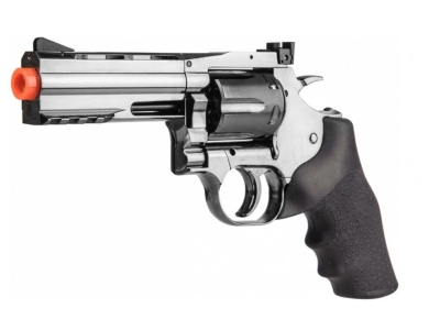 Dan Wesson 715 4" CO2 Airsoft Revolver, Steel Grey