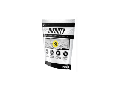 Valken Infinity Airsoft BBs, 0.28g, 3500 rounds, 6mm