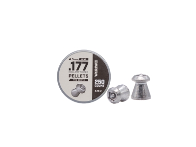 Barra Bowie Hollow Tipped .177 cal Pellets - 250ct, .177 (4.5mm), 250 Count, Silver