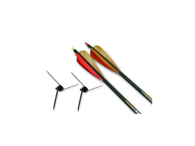 Magnus Bullhead D.O.C. Bow Kit  w/ 2 Victory Arrows & DVD Package, Black, 2 count
