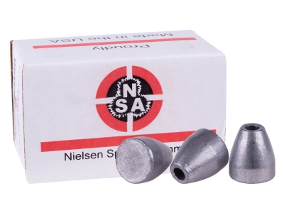 NSA | .358 Cal | 79.0 grain | 125ct, Dish Base