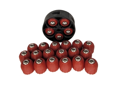 DI Shaped Projectile Solid Self Defense Projectile  (.68 Cal), 100 Count