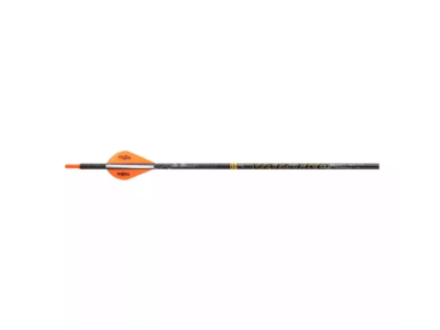 Victory VAP TKO Elite Fletched Arrows with Inserts and Nocks, Black, 6 count