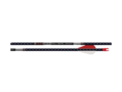 Easton Full Metal Jacket ,Match Grade Aluminum Carbon Arrows 1 Dozen Shafts, Black, 12 Count