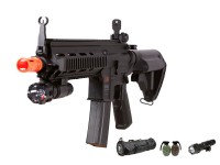 Heckler & Koch H&K 416 AEG Tactical Airsoft Rifle Kit, Black Airsoft gun