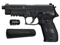 SIG Sauer P226 CO2 Pellet Pistol Suppressor Kit, Black Air gun