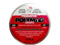 Predator International Predator Polymag Shorts, .22 Cal Pellets, 15.75 Grains, Pointed, 200ct
